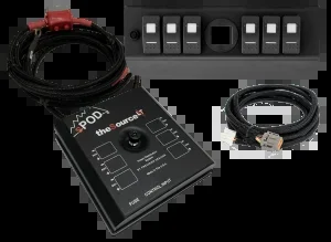 sPOD SourceLT w/ Genesis Adapter and Red LED Switch Panel for JK 2007-2008 – 873150