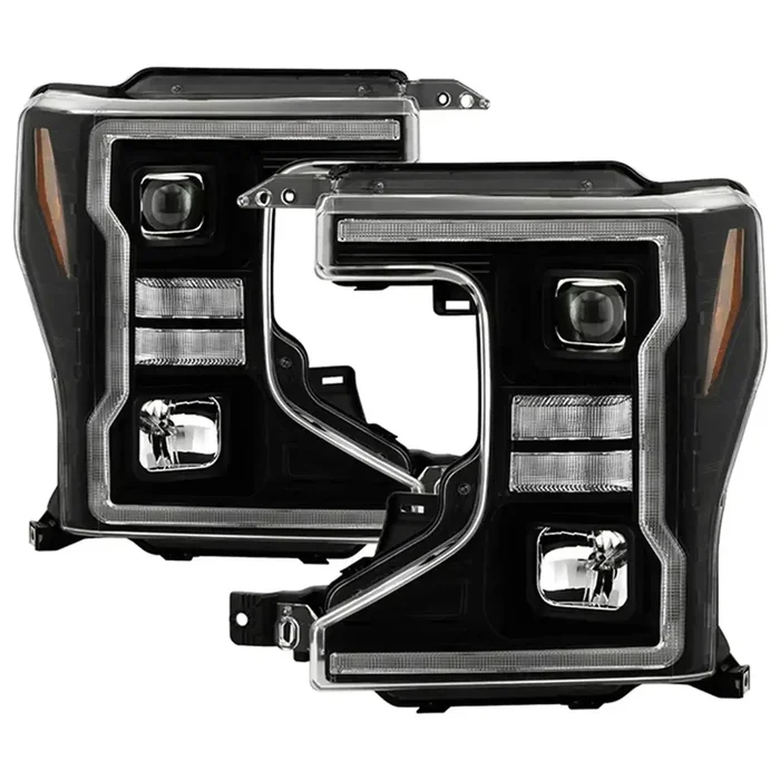 Spyder Auto 5088628 (Spyder Signature) Projector Headlights – Sequential LED Turn Signal Lights Black