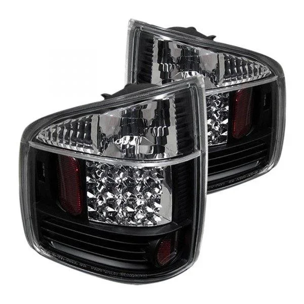Spyder LED Tail Lights GMC Sonoma (1994-2004) Black or Red Clear