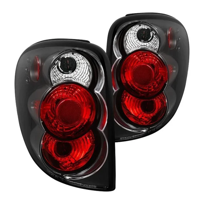 Spyder Tail Lights Dodge Caravan/Grand Caravan (01-07) Euro Style Black or Chrome