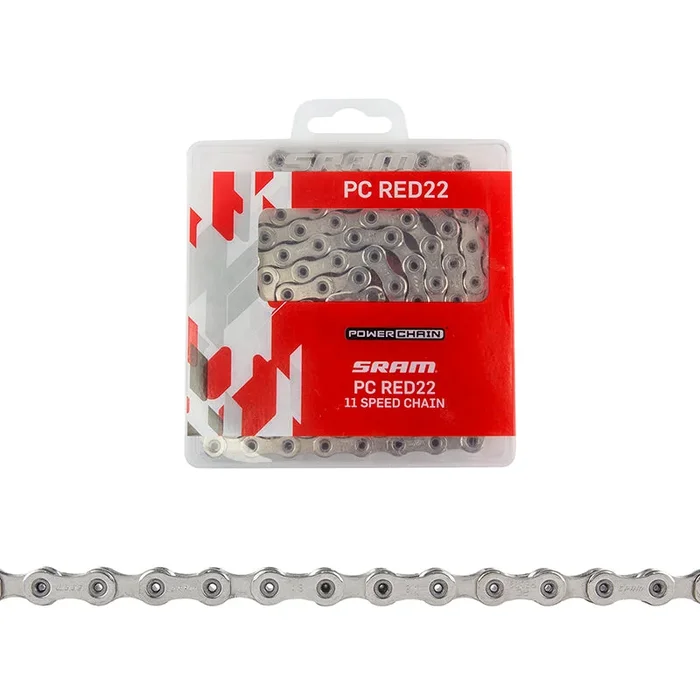 Sram Red 22 11 Speeds Silver 114 Links Hollowpin Powerlock