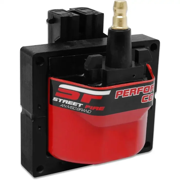 Street Fire™ GM Dual Connector Ignition Coil; Direct Replacement; Red/Black;