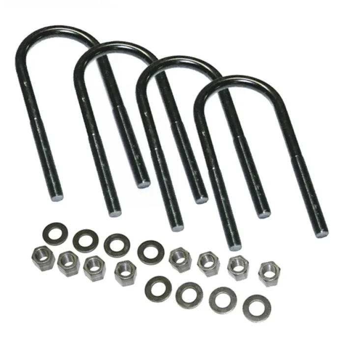 Superlift U-Bolt 4 Pack 5/8×3-3/8×8 Round w/ Hardware