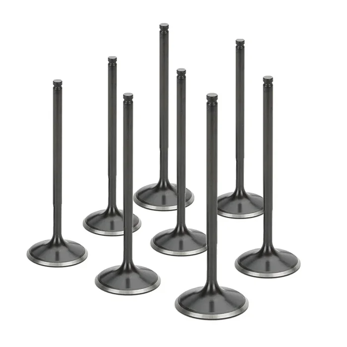 Supertech Black Nitride Intake Valve – +1mm Oversize – Set of 8 | Multiple Mazda Fitments (MAIVN-2002-8)