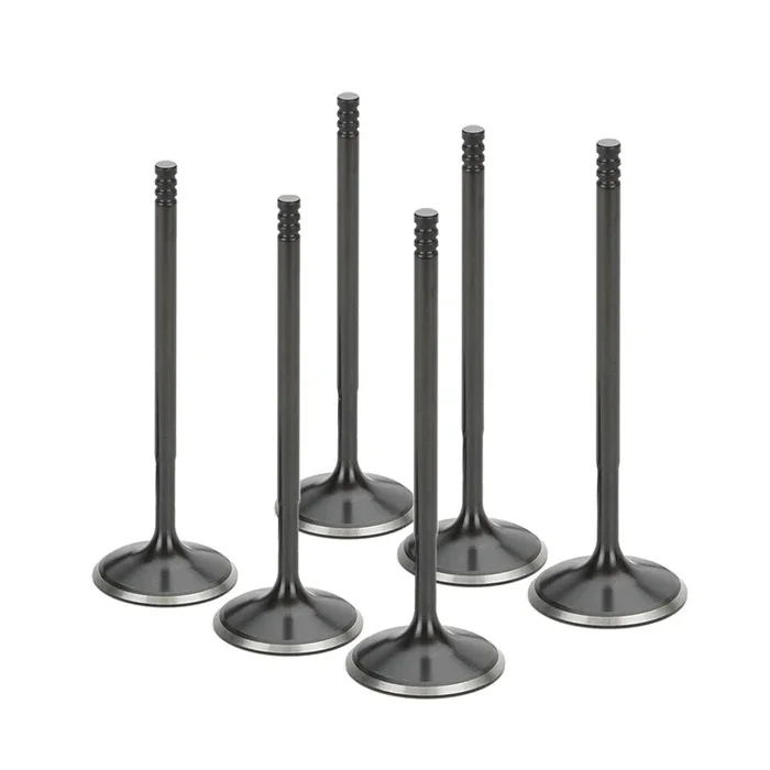 Supertech Black Nitride Intake Valve – Set of 6 | Multiple Audi/Volkswagen Fitments (VWIVN-1007-6)
