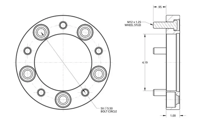 SUZUKI WHEEL SPACER PAIR