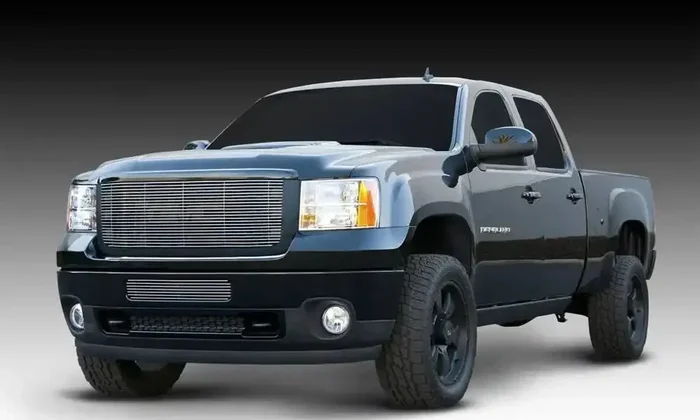 T-Rex Grilles 21209 Billet Grille Insert & Overlay/Bolt On – OE Logo Mounts