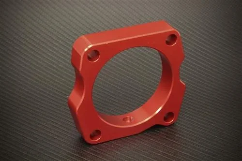 Torque Solution Throttle Body Spacer – Red | 2006-2009 Honda S2000 (TS-TBS-003R-6)