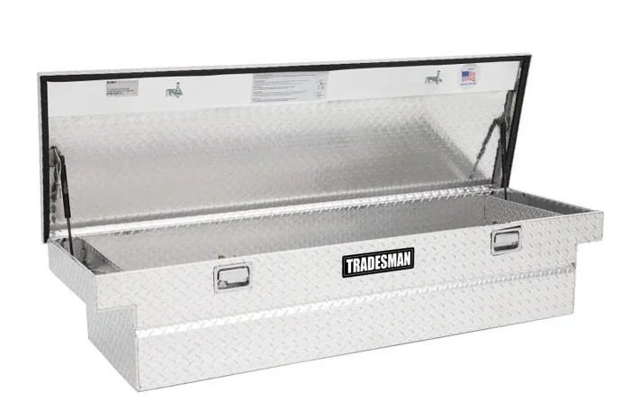 Tradesman Aluminum Single Lid Cross Bed Truck Tool Box (70in.) – Brite