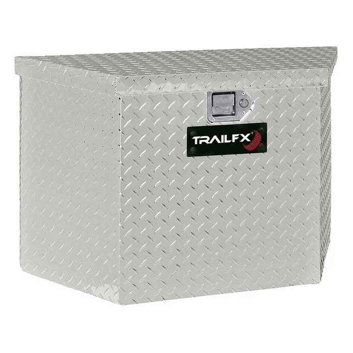 TrailFX 201341 – Trailer Tongue Sgl Lid Dia Tread Bright Pol 16 Gauge Alum 34x18x21