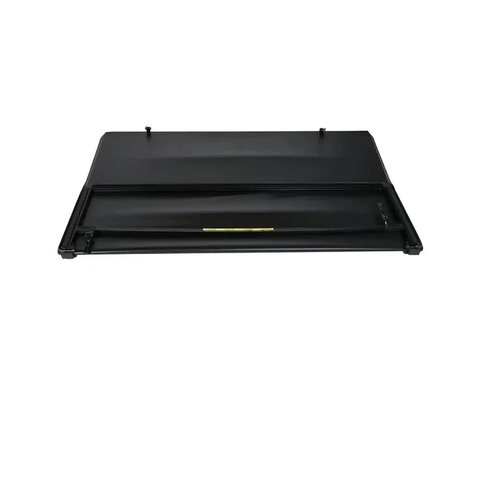 TrailFX TFX2008 – Soft Tri-Fold Non-Lockable Black Vinyl With Aluminum Rails