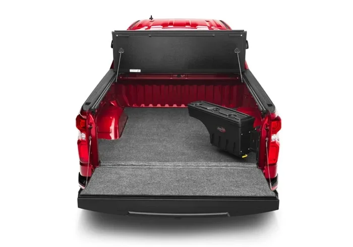 UnderCover 07-18 Chevy Silverado 1500 (19 Legacy) Passengers Side Swing Case – Black Smooth