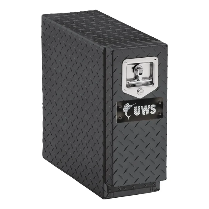 UWS DS-18-BLK – Gloss Black Aluminum 18 Drawer Truck Tool Box