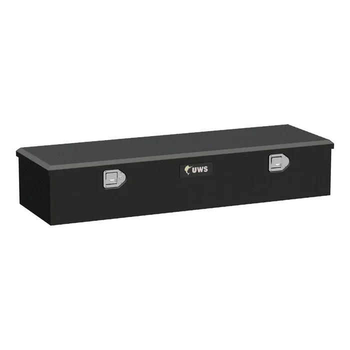 UWS FWB-58-MB – Matte Black Aluminum 58 5th Wheel Truck Tool Box (LTL Shipping Only)