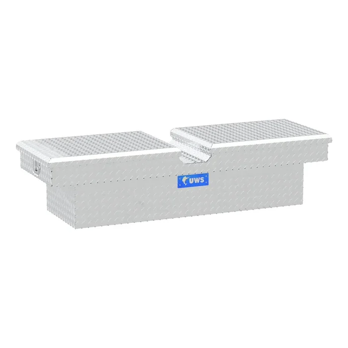 UWS TB-60 – Bright Aluminum 60 Gull Wing Crossover Truck Tool Box (LTL Shipping Only)