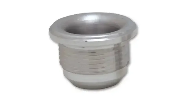 Vibrant -10 AN Male Weld Bung (1-1/8in Flange OD) – Mild Steel