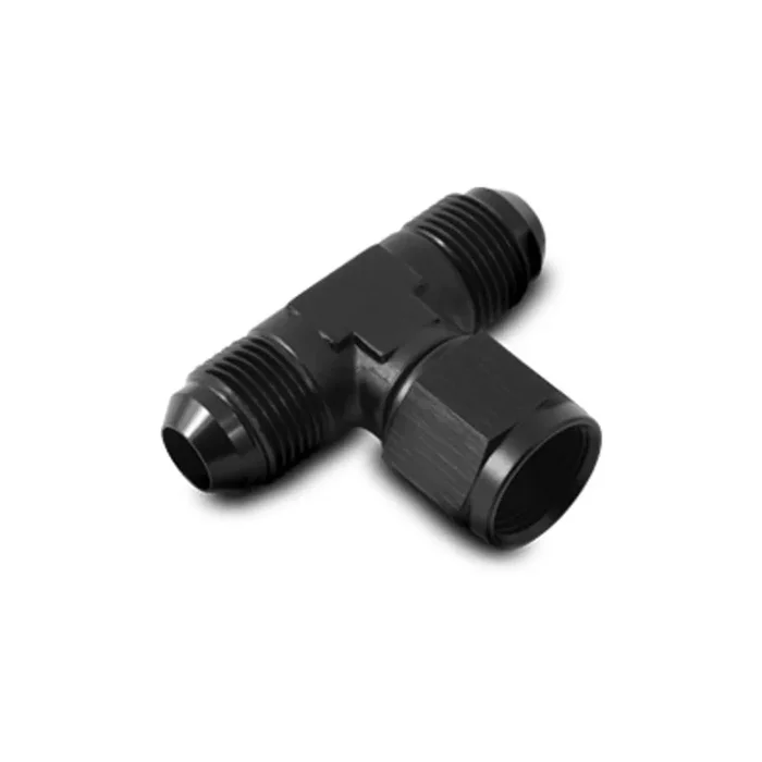 Vibrant -16AN Tee Fitting with Female -16AN Swivel On Side (10796)