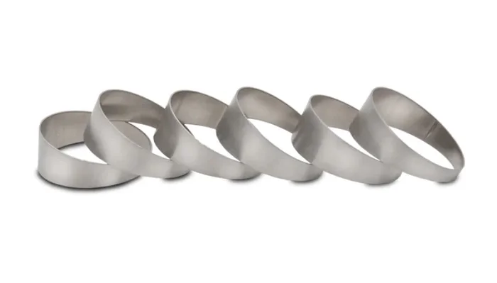 Vibrant 2.00in OD CP1 Grade Titanium Pie Cuts – Set of 6 (13520)