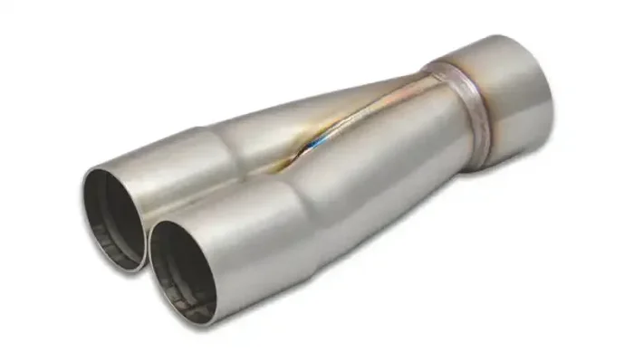 Vibrant 2-1 SS Merge Collectors (1-3/4in Inlet Slipover ID 2in Outlet OD) – Sold Individually