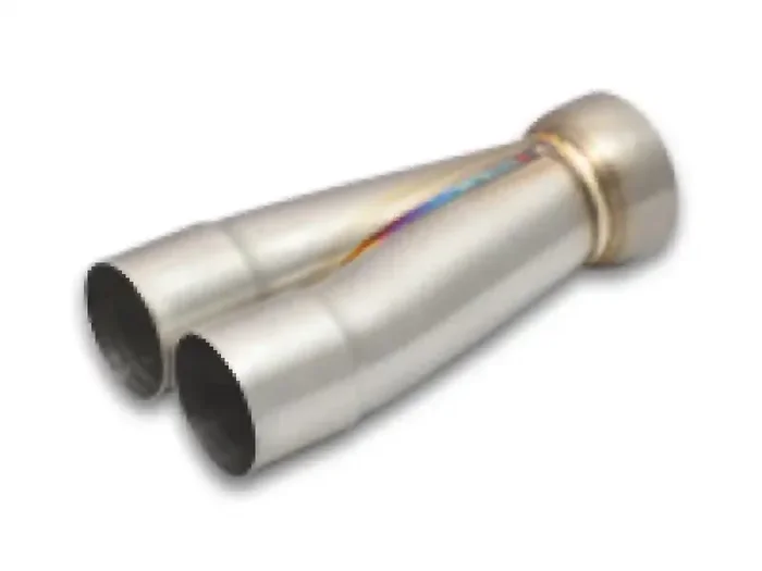 Vibrant 2-1 SS Merge Collectors (2.25in Inlet Slipover ID 2.5in Outlet OD) – Sold Individually