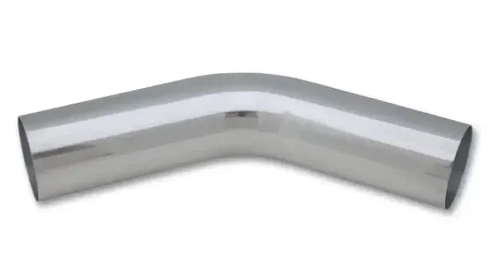 Vibrant 2in O.D. Universal Aluminum Tubing (45 degree bend) – Polished