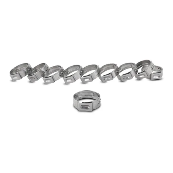 Vibrant One Ear Stepless Pinch Clamps – 12.8-15.3mm clamping range – Pack of 10 (12275)