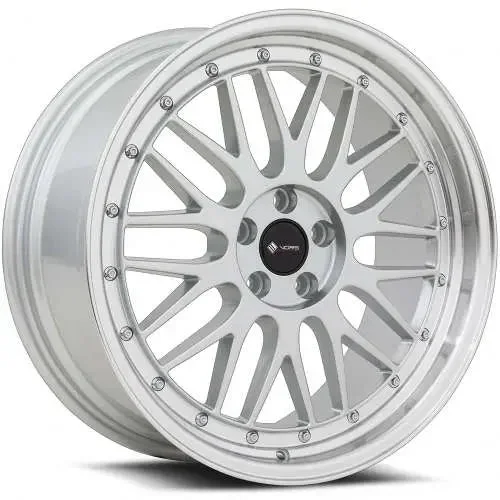 Vors Wheels VR8 Silver w/ Machined Lip 18×9 | 5×115 (VR08189051435S-515)