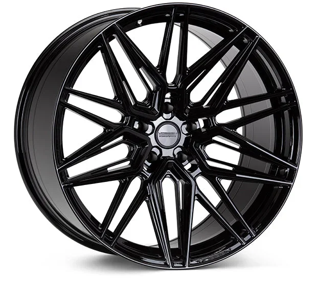 Vossen HF-7 Wheels (22×10.5 / 5×114.3 / ET32 / Deep Face / 73.1) Gloss Black