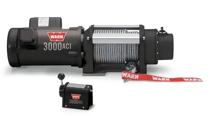 Warn 93000 – Winch 3000 ACI Series Fixed-Mount Industrial Winch Electric 3000