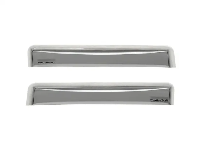 Weathertech 71126 Rear Side Window Deflectors, Light Smoke