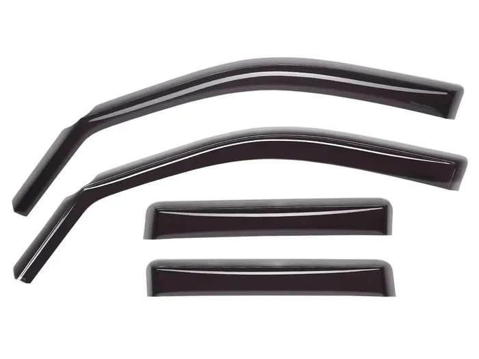 Weathertech 821000 Side Window Deflector; 4 pc.; Dark Tint;