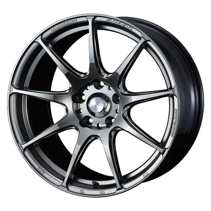 WedsSport SA-99R Platinum Silver Black 18×9.5 | 5×114.3 (73928)