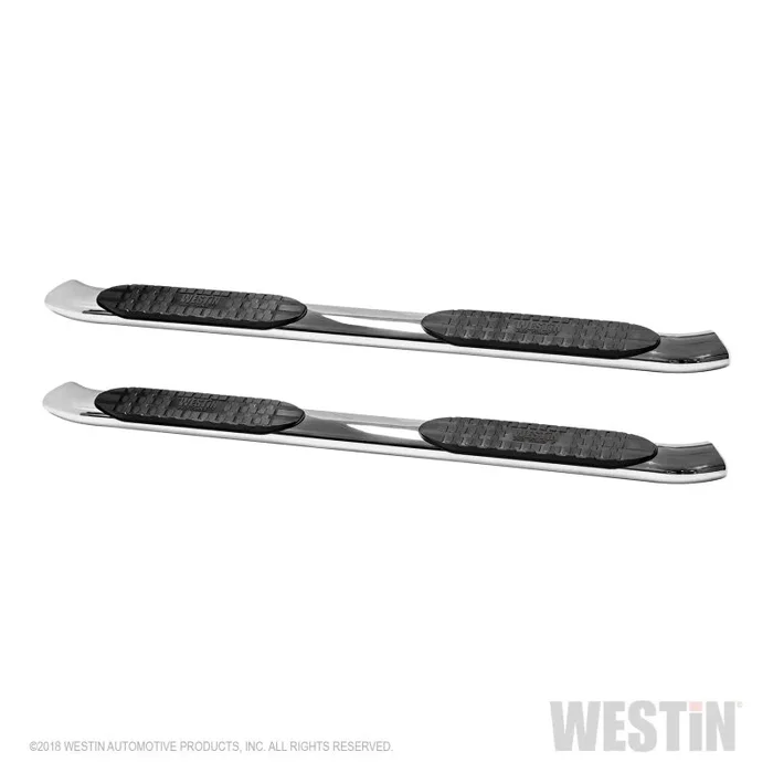 Westin 19-20 Ram 1500 Crew Cab PRO TRAXX 5 Oval Nerf Step Bars – Stainless Steel