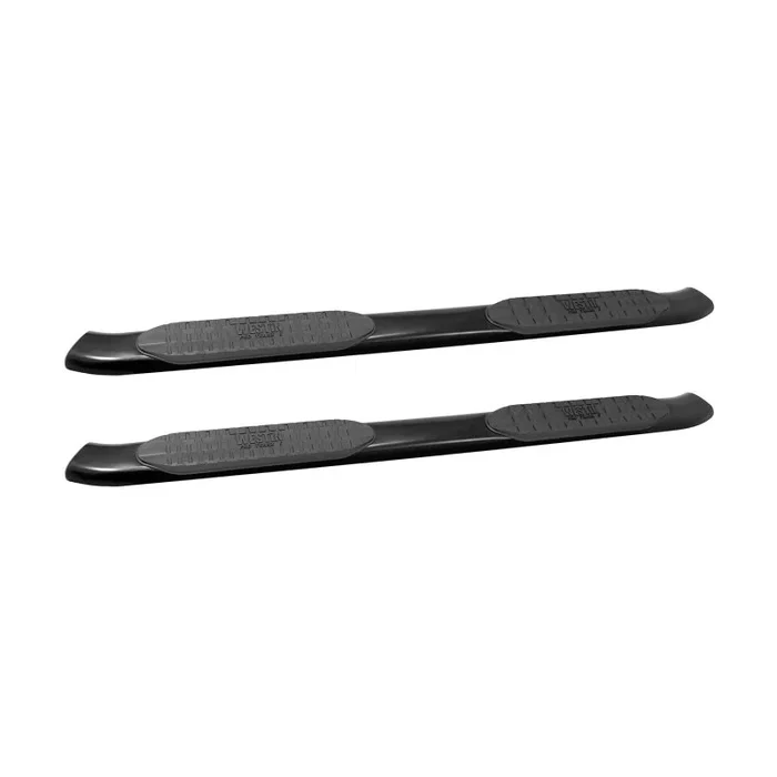 Westin 2014-2018 Chevy Silverado 1500 Crew Cab PRO TRAXX 5 Oval Nerf Step Bars – Black