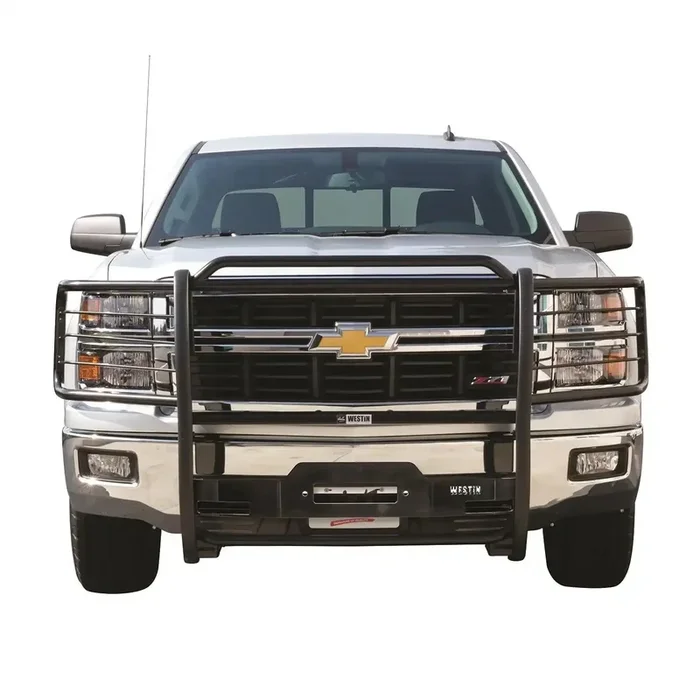 Westin 40-93685 – Sportsman Winch Mount Grille Guard Steel Black Finish