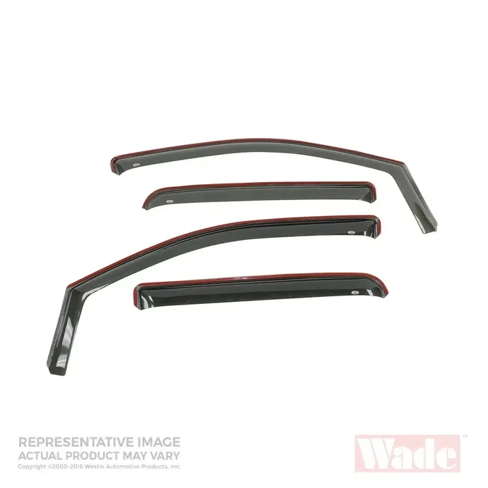 Westin 72-88413 – In-Channel Wind Deflector 4 pc. Smoke For Double Cab Extended