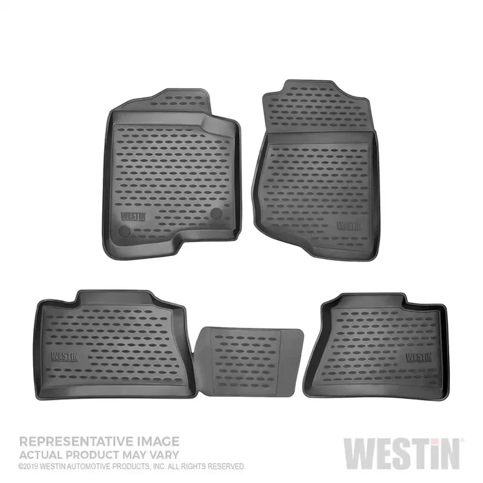 Westin 74-06-51039 – Profile Floor Liners 4 pc. Front And Rear Black Crew Cab
