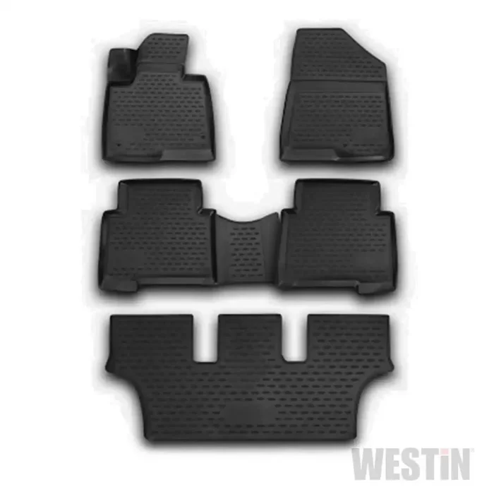Westin 74-17-51043 – Profile Floor Liners 5 pc. Front Rear And Third Row Black
