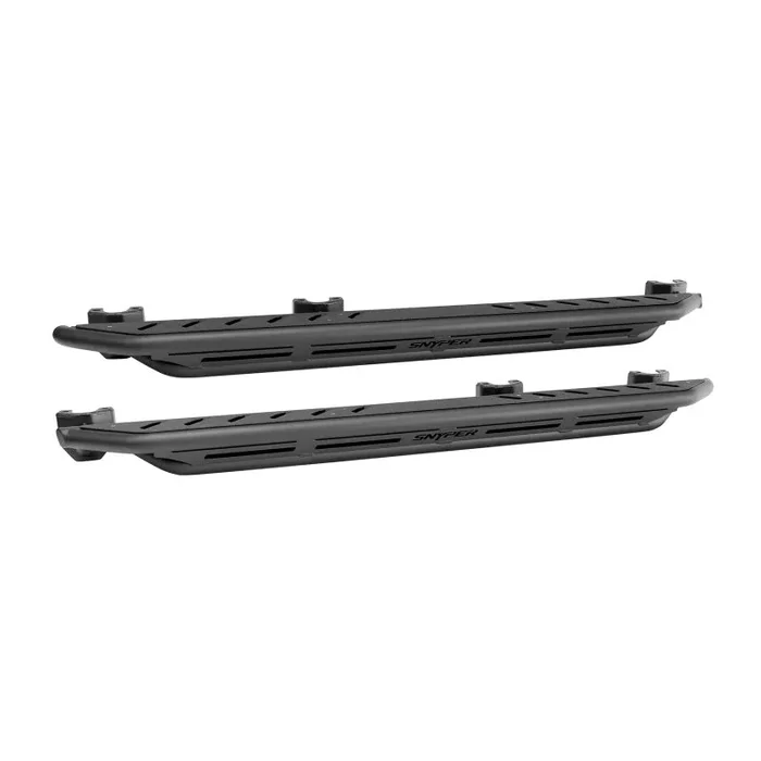 Westin/Snyper 07-17 Jeep Wrangler Unlimited Triple Tube Rock Rail Steps – Textured Black