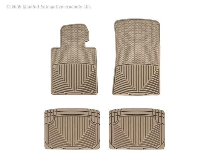 WT Rubber Mats – Rear – Tan