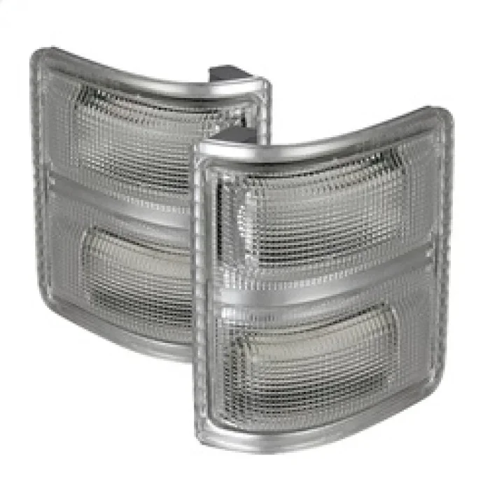 xTune Ford Superduty 08-14 F250-F550 Amber LED Mirror Signal Lens – Clear ACC-LED-FDSD08-MR-C