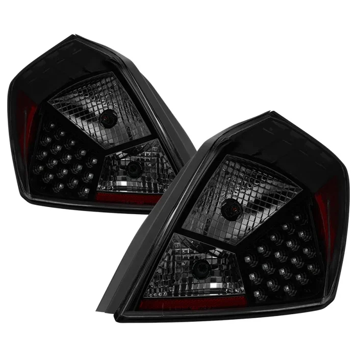 xTune Nissan Altima 07-12 Sedan LED Tail Lights – Black Smoked ALT-JH-NA07-4D-LED-BSM