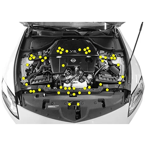 ZSPEC “Stage 2 ” Dress Up Bolts®Titanium Kit | 2023+ Nissan Z (00843612141668)